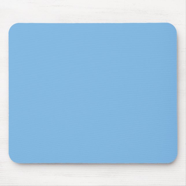 Sky Blue (Vollfarbe) Aero Mousepad (Vorne)