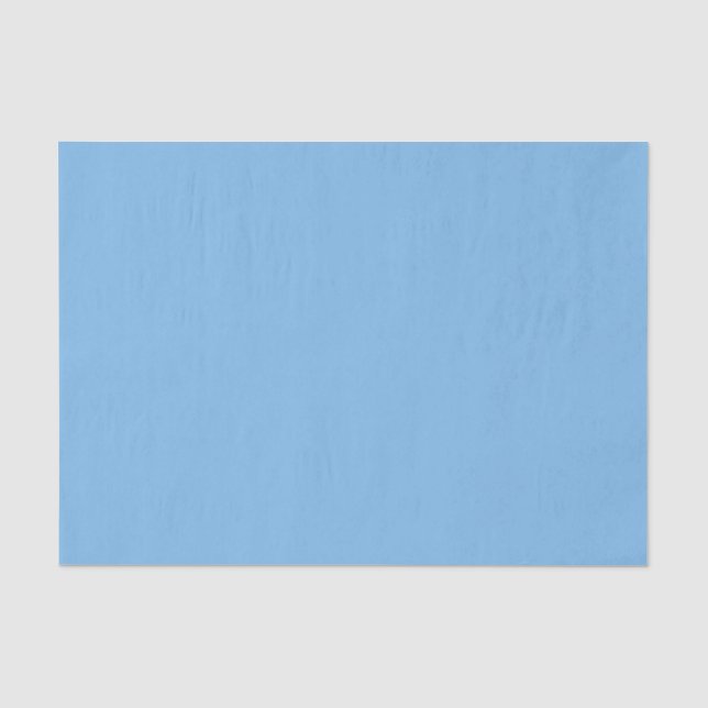 Sky Blue (Vollfarbe) Aero Seidenpapier (Vorderseite)