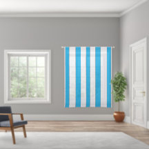 Sky Blue White Vertical Stripes