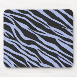 Sky Blue Zebra Striping Mousepad