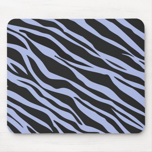 Sky Blue Zebra Striping Mousepad (Vorne)