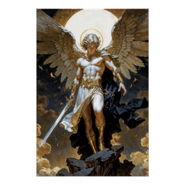 Sky Champion Archangel Michael Poster