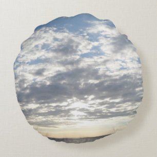 Sky & Clouds Rundkissen Rundes Kissen