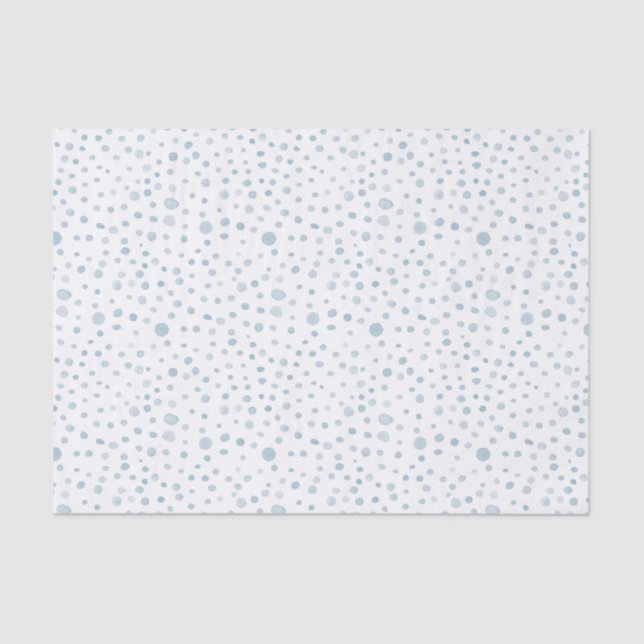 Sky Confetti Wasserfarbe Dots Papiertücher Seidenpapier (Vorderseite)