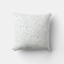 Sky Confetti Wasserfarbe Dots Throw Kissen