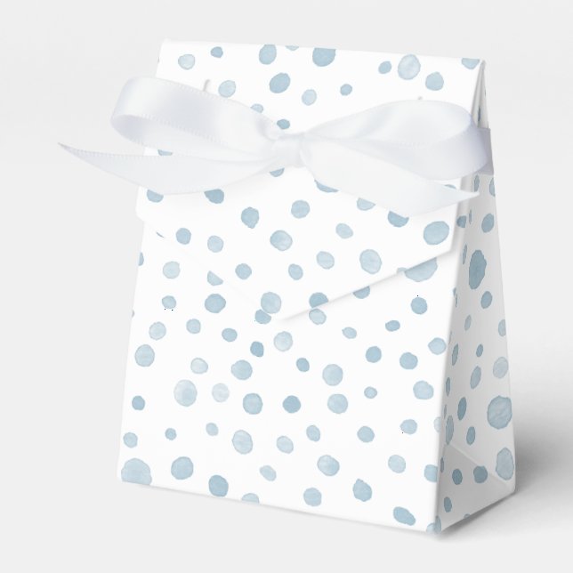 Sky Confetti Watercolor Dots Gefälligkeitsbox Geschenkschachtel (Vorderseite)