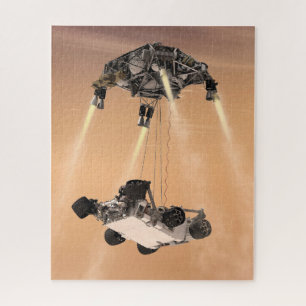 Sky Crane-Manöver während des Abstiegs der Mars