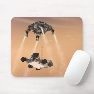 Sky Crane-Manöver während des Abstiegs der Mars Mousepad
