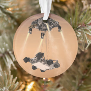 Sky Crane-Manöver während des Abstiegs der Mars Ornament
