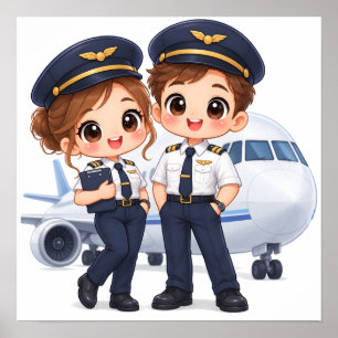 Sky Crew Duo Poster