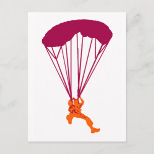 SKY DIVE EXPLOREN POSTKARTE