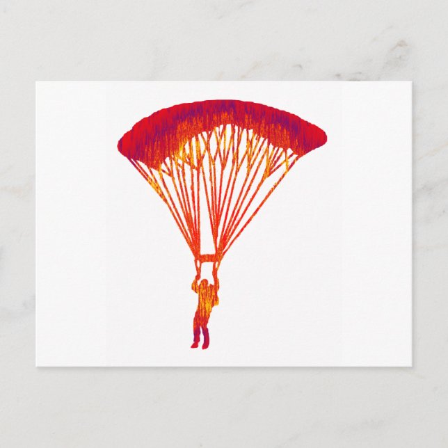 SKY DIVE TRUTH POSTKARTE (Vorderseite)