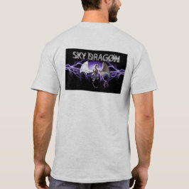 Sky Dragon mit Lichtsturm T-Shirt