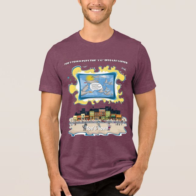 Sky Dumping | Father’s Day Tri-Blend Shirt (Vorderseite)