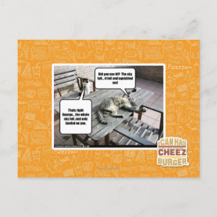 Sky fällt postkarte