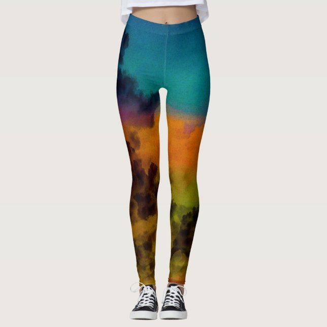 Sky Fantasy Leggings (Vorderseite)