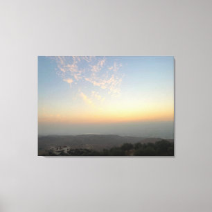 Sky Foto, Stretched Canvas Print Leinwanddruck