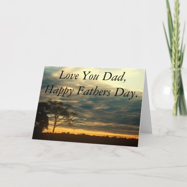 Sky happy Vathers Day Karte (Vorderseite)