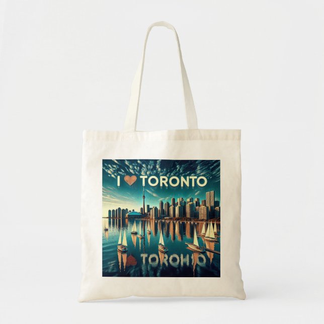 Sky-High Love Toronto Tote Tragetasche (Vorne)