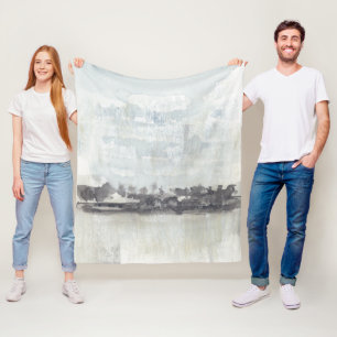 Sky Horizon - Neutrale Farben Fleecedecke