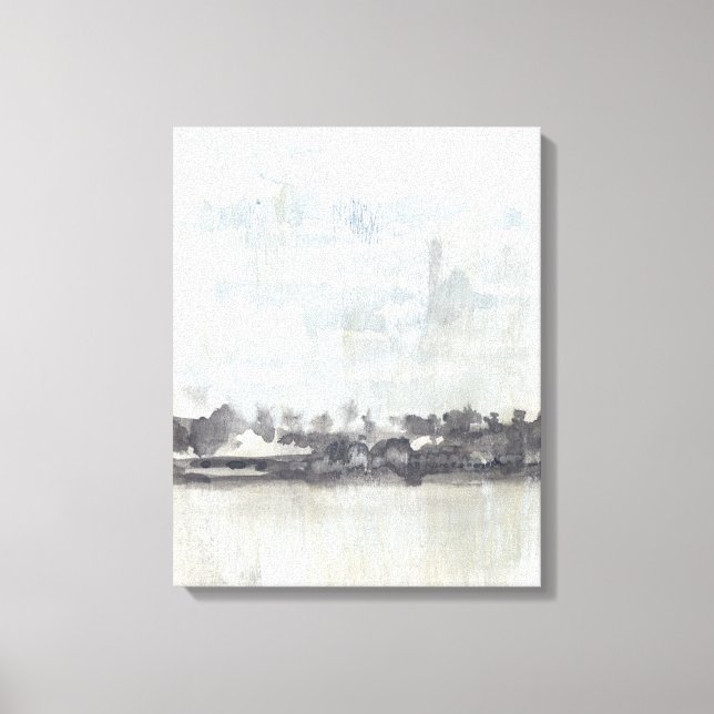Sky Horizon - Neutrale Farben Leinwanddruck (Vorderseite)