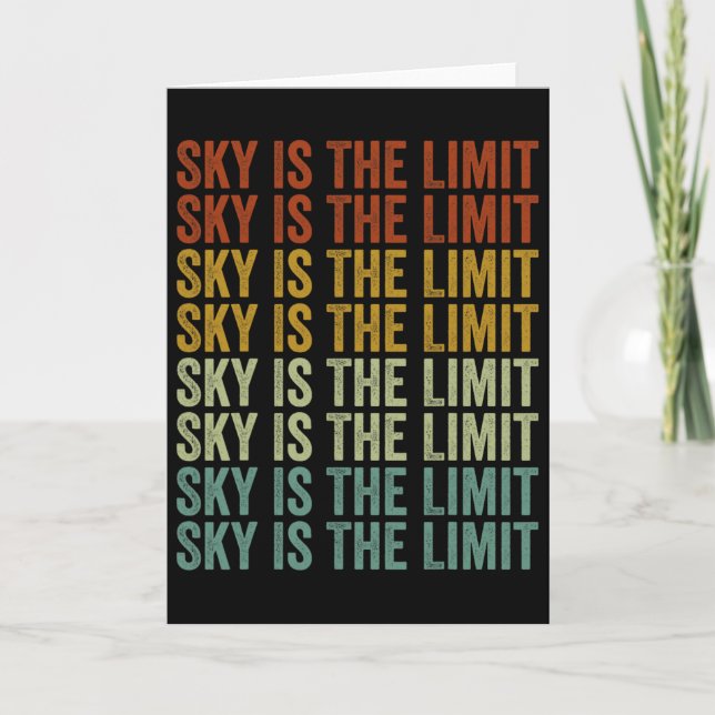 Sky Is The Limit Rock Mountain  Karte (Vorderseite)