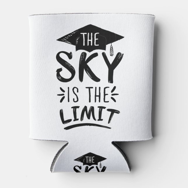 Sky ist das Limit Clever Abschluss Captions Niedli Dosenkühler (Vorderseite)