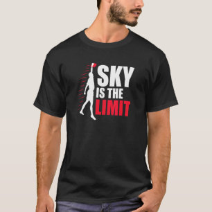 Sky ist das Limit Ultimate Frisbee Player Sport T-Shirt