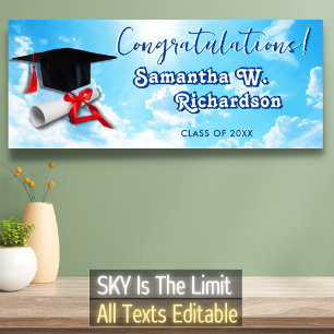 Sky ist die Happy Graduation Party der Limit Glück Banner