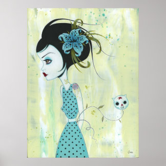Sky Lili Canvas Print Poster