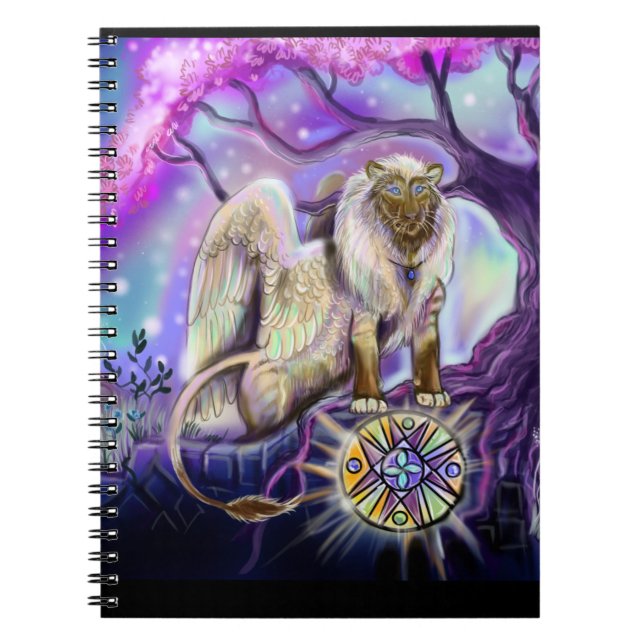 Sky Lion~notebook Notizblock (Vorderseite)