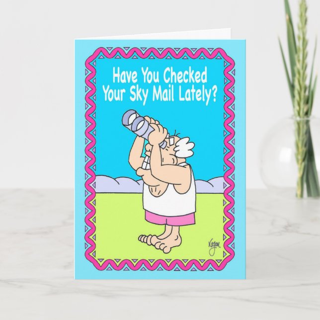 SKY MAIL Geburtstagkarte Karte (Vorderseite)