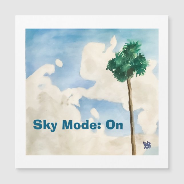 Sky Mode: On Magnetkarte (Vorderseite)