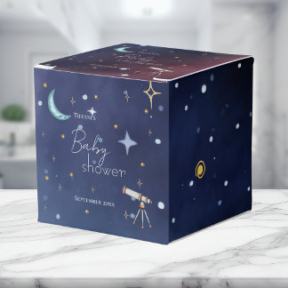 Sky Moon & Stars Celestial Baby Shower  Geschenkschachtel