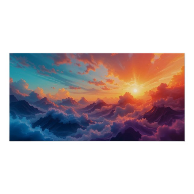 Sky Ocean Poster (Vorderseite)