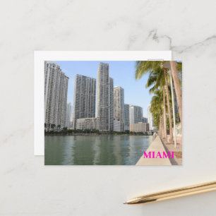 Sky Palms Gebäude Ozean Miami Florida Postkarte