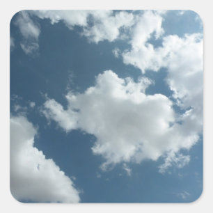 Sky Quadratischer Aufkleber
