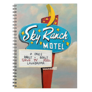 Sky Ranch Motel Sign Notizblock