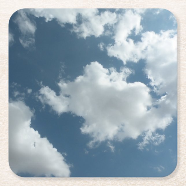 Sky Rechteckiger Pappuntersetzer (Vorderseite)