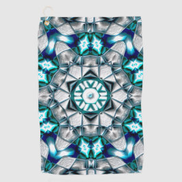 Sky silber sieht aus wie gebürsteter Sandstrahlsta Golfhandtuch