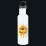 Sky Sun Shine Bright Edelstahlflasche<br><div class="desc">Shine bright orange sky sunshine</div>