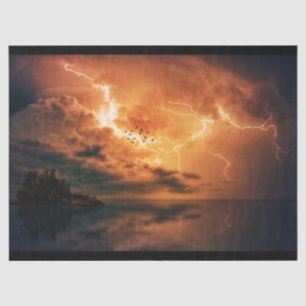 Sky Thunderstoren Sunset Decoupage Tissue Seidenpapier