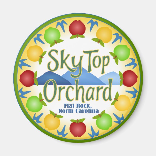 Sky Top Orchard Magnet (Vorne)