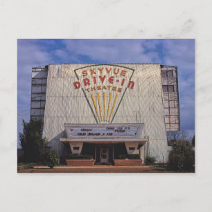 Sky View Drive-In Theater, Dothan, Alabama Postkarte