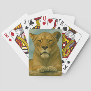 Skybound Grace - Lioness on Ledge Spielkarten