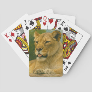 Skybound Grace - Lioness on Ledge Spielkarten