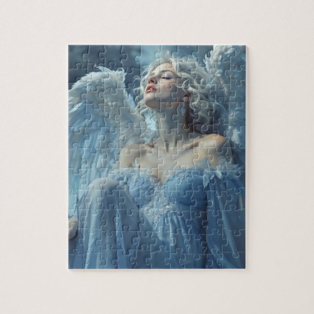 Skybound Silence: Engel des Mitternachtschleiers (Vertikal)