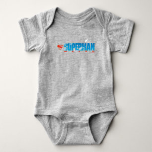 Skybound Superman Silhouette Baby Strampler