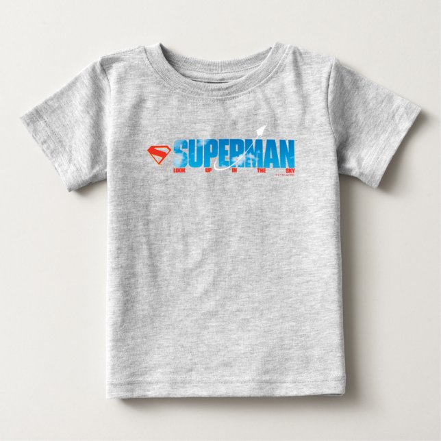 Skybound Superman Silhouette Baby T-shirt (Vorderseite)