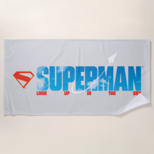 Skybound Superman Silhouette Strandtuch